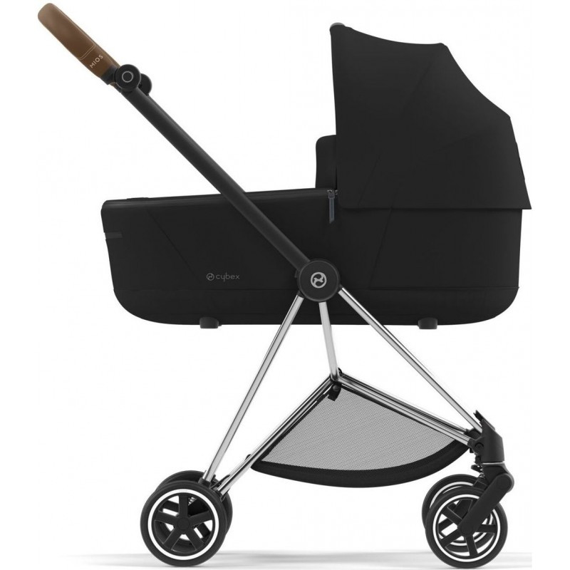 Коляска Cybex Mios 4.0 шасі Chrome Brown + люлька Sepia Black, фото 1
