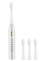 Електрична зубна щітка водонепроникна IPX7 Jianpai 5-режимна, USB-зарядка, біла