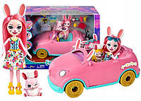 Игровой набор кукла и машина Enchantimals Баннимобиль кабриолет Энчантималс Bunnymobile Car HCF85 оригинал