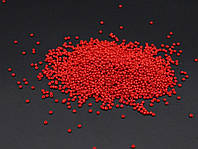 Червоний Бісер для вишивки Круглий Червоний №13/0. 1.9мм. 100г/уп. ААА Намистини для виробів та рукоділля