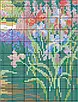 Набір для вишивання за нанесеною на канву схемою "Romantic backyard garden 2".AIDA 14CT printed , 36*46 см, фото 4
