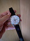 Наручний годинник Tag Heuer Space X Black White чоловічий кварцовий з хронографом на шкіряному ремінці та календарем, фото 9