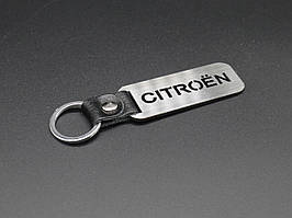 Брелок металевий. CITROEN. 10х2,5см