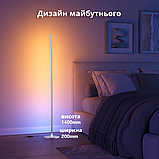 Світильник підлоговий розумний Govee H6076 RGBICW Smart Corner Floor Lamp Сірий (H6076), фото 6