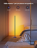 Світильник підлоговий розумний Govee H6076 RGBICW Smart Corner Floor Lamp Чорний (H6076), фото 9