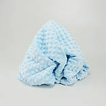 Плюш Minky блакитного кольору м-12, фото 6