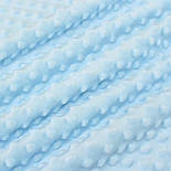 Плюш Minky блакитного кольору м-12, фото 3