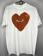 Мужская футболка Стусси красное сердце- доступна в размере М, Распродажа футболок со склада - размер М