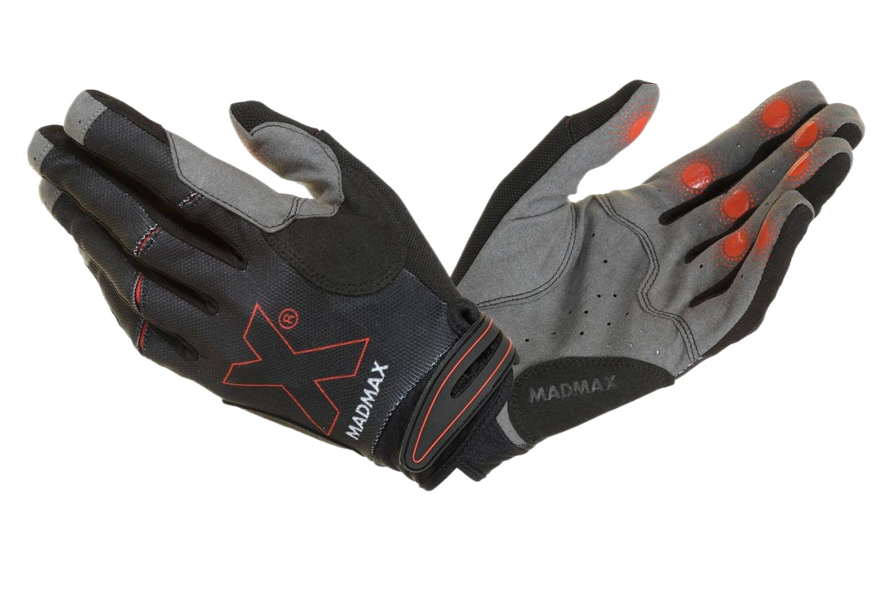 Рукавички для фітнесу MadMax MXG-103 X Gloves Black/Grey M