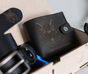 Ремінь і гаманець натуральна шкіра подарунок чоловіку s.a.f._handmade