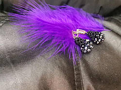 Сережки з намистин і бісеру