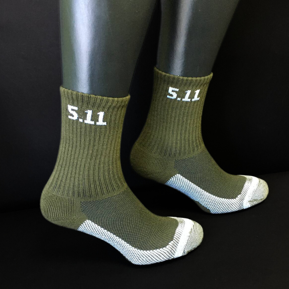 Термошкарпетки чоловічі тактичні 5.11 Tactical, термошкарпетки для полювання лижників зсу Розмір 40-45 Оливкові (59047)