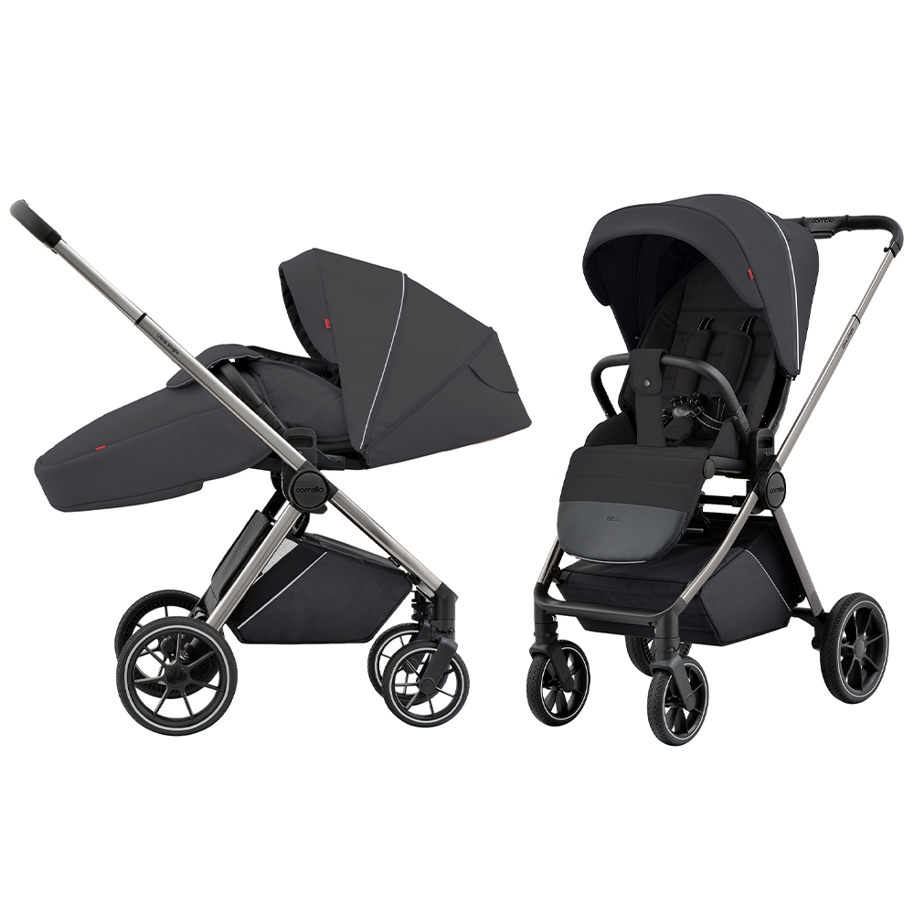 Коляска прогулянкова, візочок Carrello Ultra CRL-5525 Matte Grey, сіра, Карелло Ультра, до 22 кг