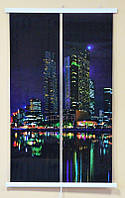 Сучасний настінний інфрачервоний обігрівач "Картина подвійна. Місто", 380 Вт. "Сейм"