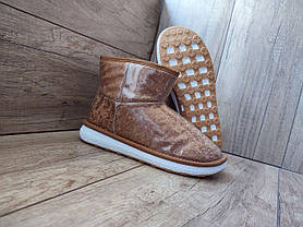 UGG CAMEL уггі руді каракулеві жіночі чобітки, фото 2