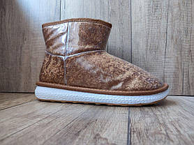 UGG CAMEL уггі руді каракулеві жіночі чобітки, фото 4