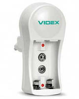 Зарядное устройство Videx VCH-N201 для аккумуляторных батарей (Ni-Mh) AA, AAA, 9V (TV)