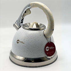 Чайник із свистком 3,5л Higher Kitchen із нержавіючої сталі для плити