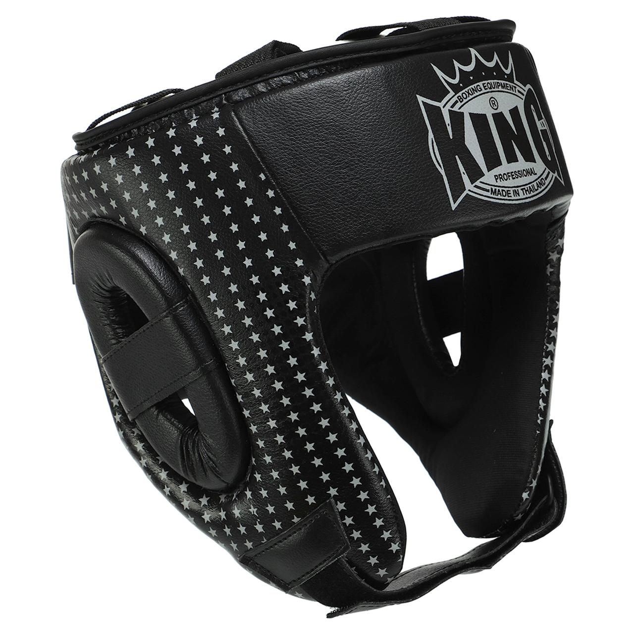 Шолом боксерський відкритий Top King 012 розмір L Black