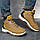 Стильні чоловічі черевики зручні повсякденні практичні на шнурках в рудому кольорі, фото 7