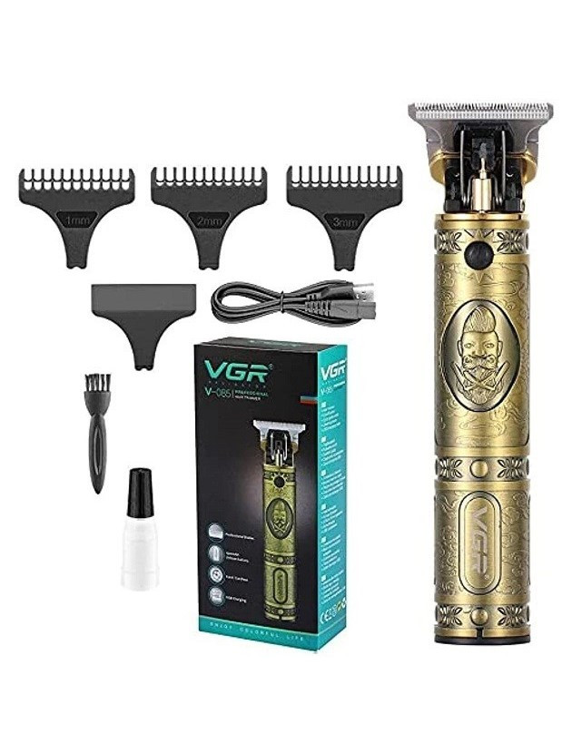 Бездротова машинка для стрижки волосся та бороди VGR V-085 Voyager акумуляторна (55946-E)