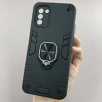 Чехол для Nokia G11 противоударный с подставкой защитой камеры на телефон нокиа г11 черный q4l