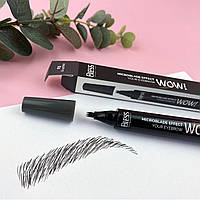 Маркер для бровей Bless Beauty Wow Tattoo Brow Pen 03 Graphite