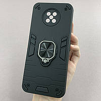 Чехол для Nokia G50 противоударный с подставкой защитой камеры на телефон нокиа г50 черный q4l
