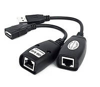 USB Удлинитель по RJ45 витой паре до 50м (TV)