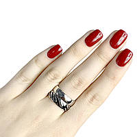 Серебряное кольцо женское колечко из итальянского серебра 925 пробы размер 15.5