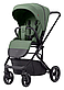 Коляска універсальна 2 в 1, CARRELLO Alfa/W CRL-6507 (2in1) Sea Green, зелена, Карелло Альфа, фото 3