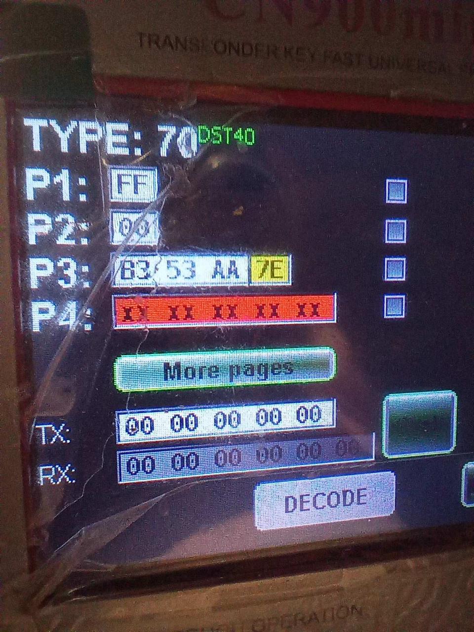 4D70 ID70 DST40 (40bit) підготовка чистого чіпа для прописки (на базі XT27A), фото 1