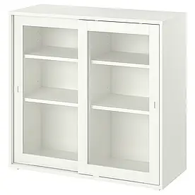 Шафа з розсувними дверцятами, біла, 95x37x90 см VIHALS (805.428.76) IKEA