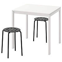 Стол и 2 стулья MELLTORP MARIUS IKEA 990.117.64