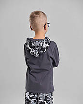 Підлітковий для хлопчика комплект з капюшоном ТуреччинаTom John  89909с темно - сіра, фото 2