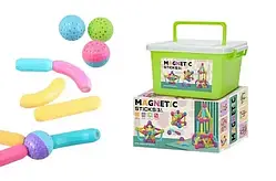 Конструктор магніт. арт. 158-20 (24шт/2) 25дет., в валізці, короб. 26,5*13,8*18,5см, шт