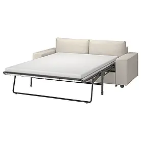 VIMLE 2-місний диван з широкими підлокітниками/Гуннаред бежевий