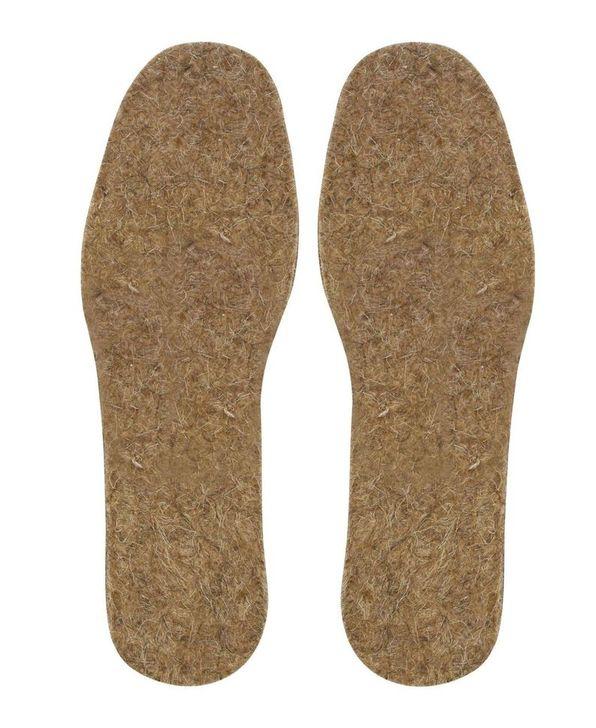 Устілки для взуття повсть (40р/25 см/0,5см) коричневий.