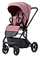 Коляска універсальна 2 в 1, CARRELLO Alfa/W CRL-6507 (2in1) Rouge Pink, рожева, Карелло Альфа, фото 4