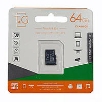 Карта памяти 64GB T&G class 10 (без адаптера) (TV)