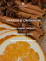 Аромат / Отдушка ORANGE & CINNAMON - для изготовления свечей и аромадиффузоров с ароматом апельсина и корицы