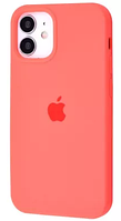 Чохол Silicone Case Full Cover для iPhone 12 mini Barbie Pink