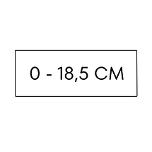 0 - 18.5 см