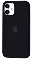 Чохол Silicone Case Full Cover для iPhone 12 mini Black