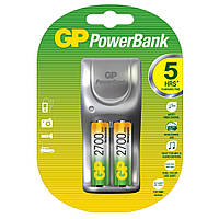 Зарядное устройство GP PowerBank PB25 (AA/AAA) 220V + 2x270AAH-С2 (GS270-2UE2) (TV)
