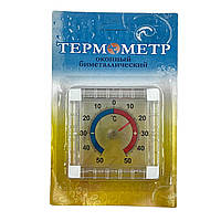 Термометр оконный СН207/А357 квадрат на липучке (TV)