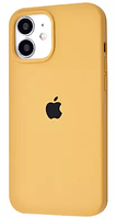 Чохол Silicone Case Full Cover для iPhone 12 mini Golden