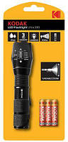Светодиодный фонарь ручной универсальный с ремешком KODAK LED Flashlight Ultra 290 (в комплекте 3хААА) (TV)