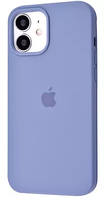 Чохол Silicone Case Full Cover для iPhone 12 mini Lavender Gray