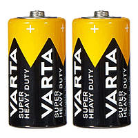 Батарейка солевая Varta Superlife R14, C, 1.5V, трей 2 шт. (TV)